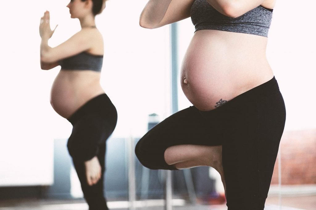 shreehariyoga center photo with pregnancy yoga