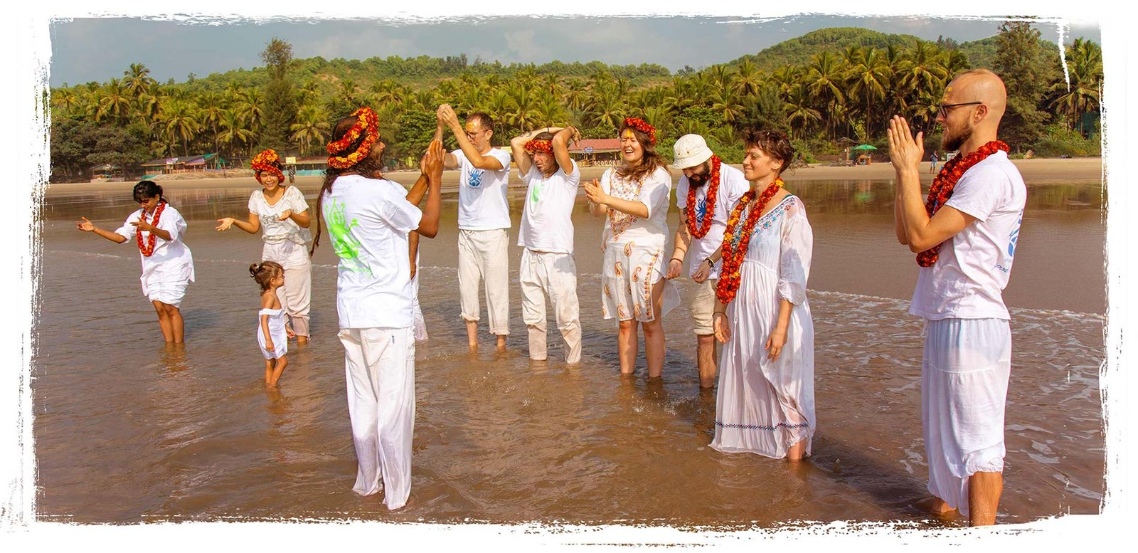 blessing bath in kudle beach