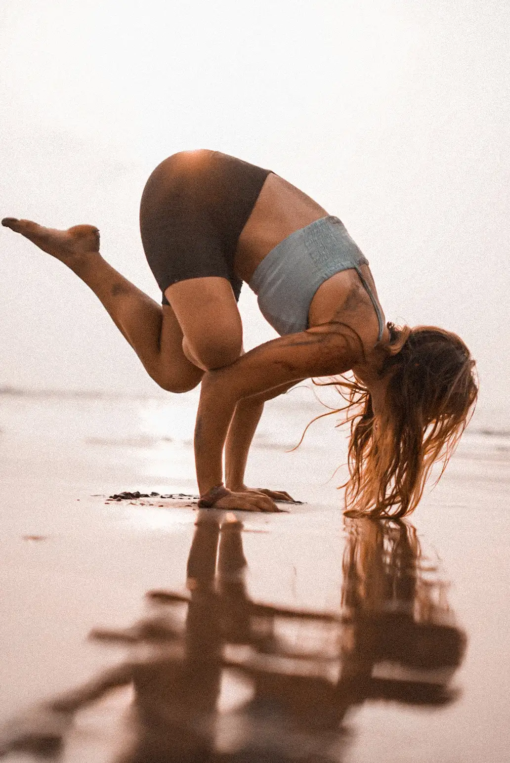 Yoga practice at Shree Hari Yoga, Arambol
